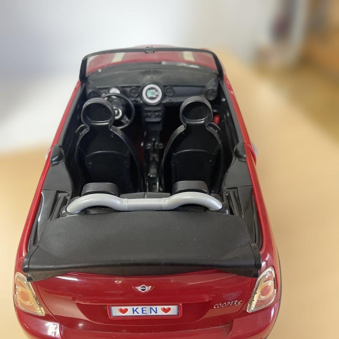 値下げ！バービー　ケン　ミニクーパー 赤 オープンカー 【ジャンク】