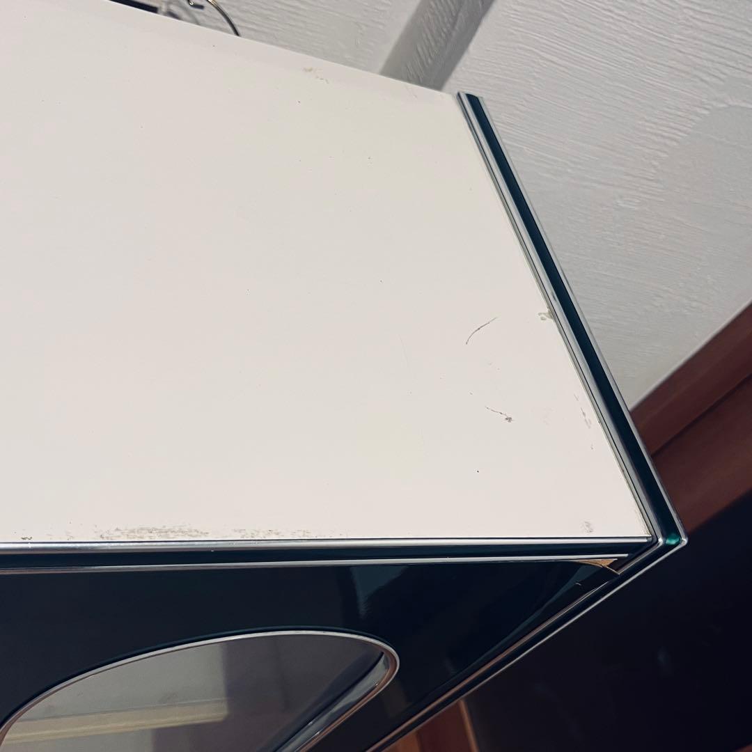 昭和レトロ 食器棚 アーチ 緑 白 当時物 ビンテージ カップボード キッチン