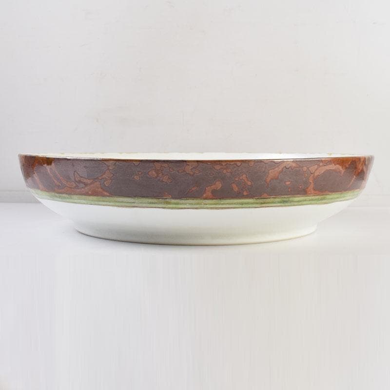 伝統工芸 豊福誠作 色絵 椿文 大鉢 共箱 V 8984A - メルカリ