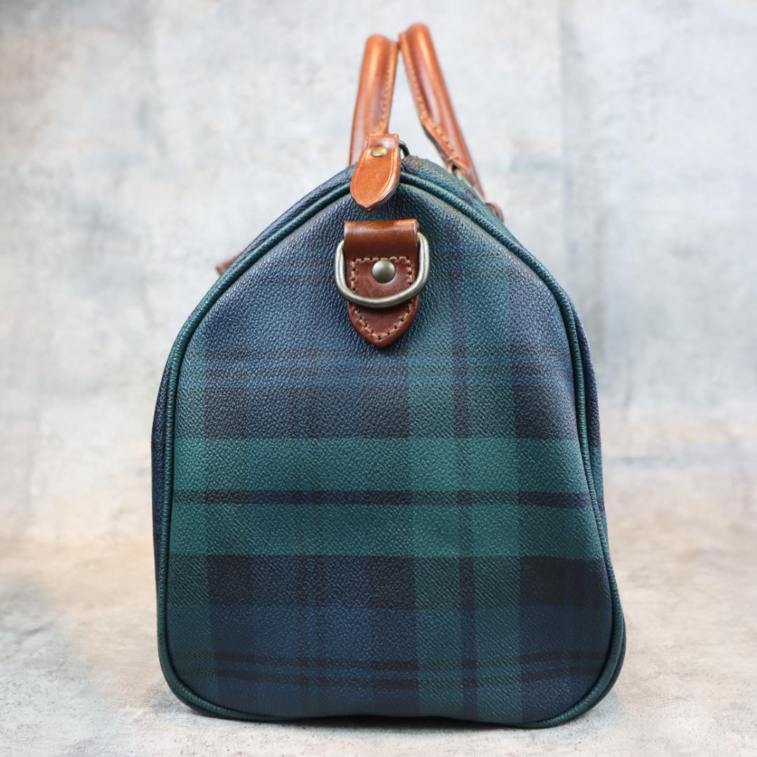 POLO RALPH LAUREN チェック柄 ハンドバッグ ボストン型