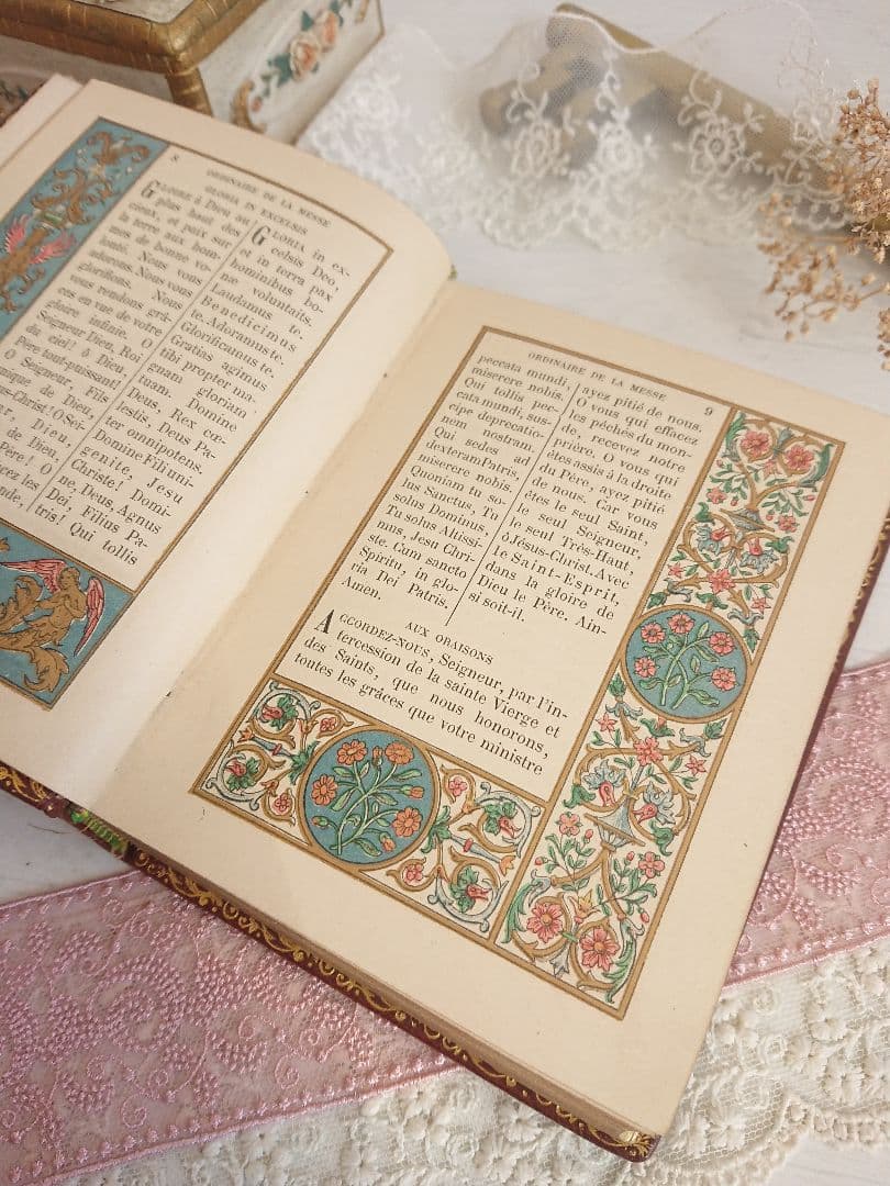 423.【1900年代初期】フランス アンティーク 祈祷書 missel 聖書