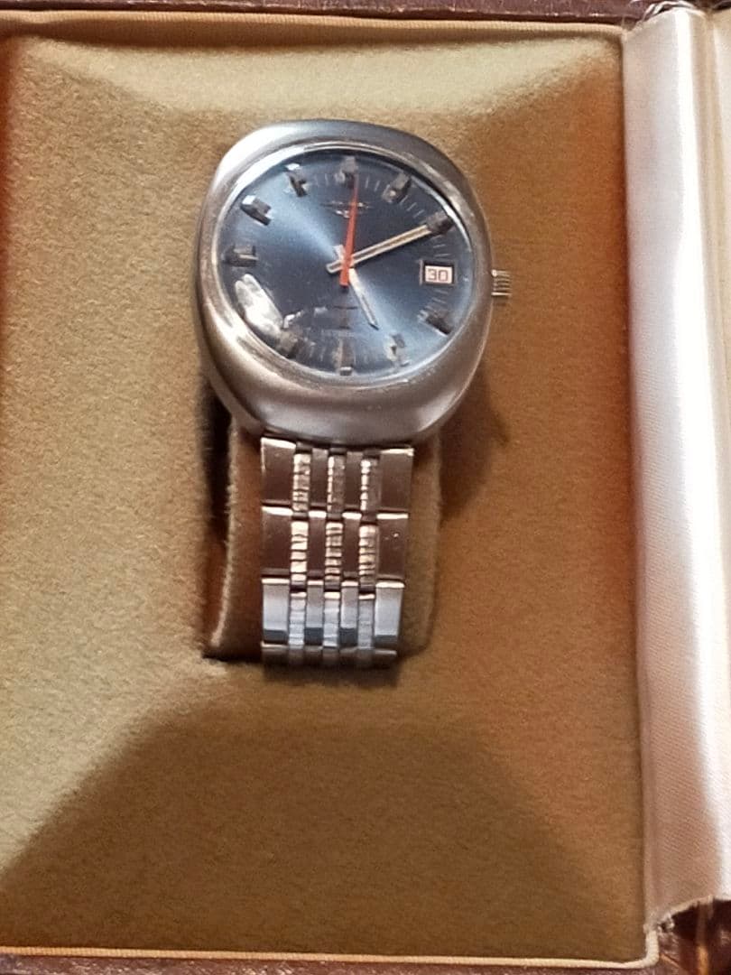 超希少レアカラー　ロンジンウルトロソニック音叉時計　稼働品