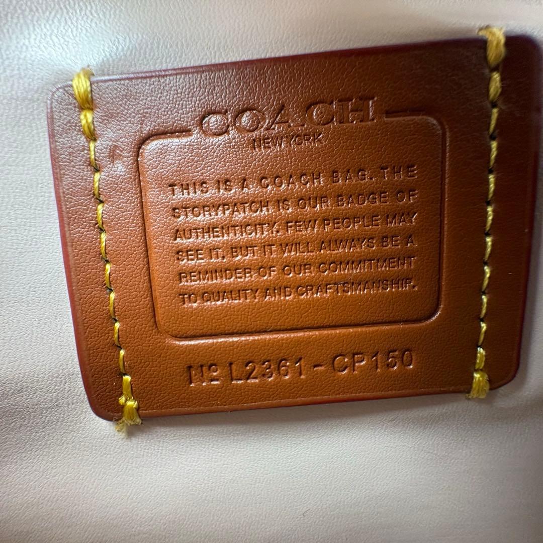 【COACH】 タグ有り タビー ショルダー バッグ 26 キルティング ピンク