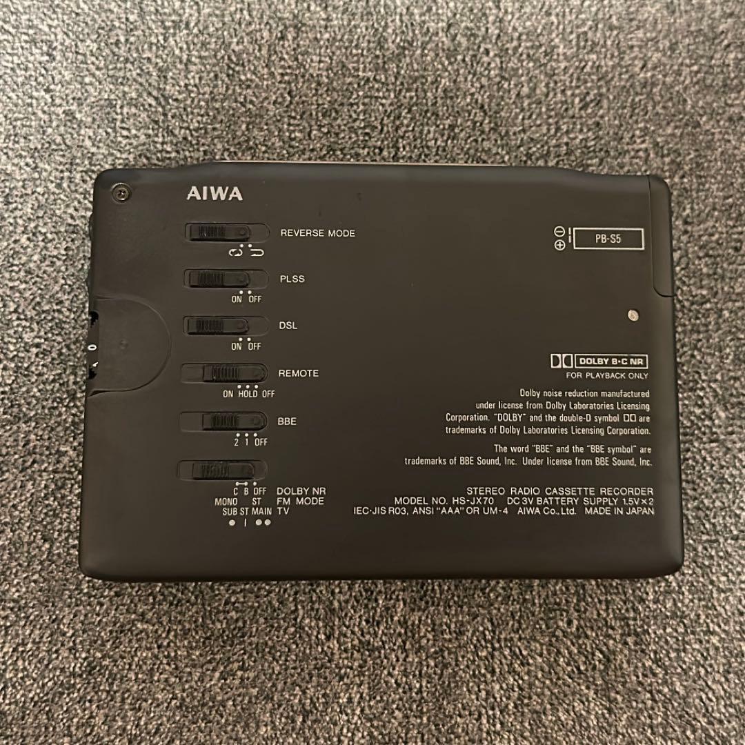 希少】AIWA HS-JX70 カセットプレーヤー【値段交渉可】