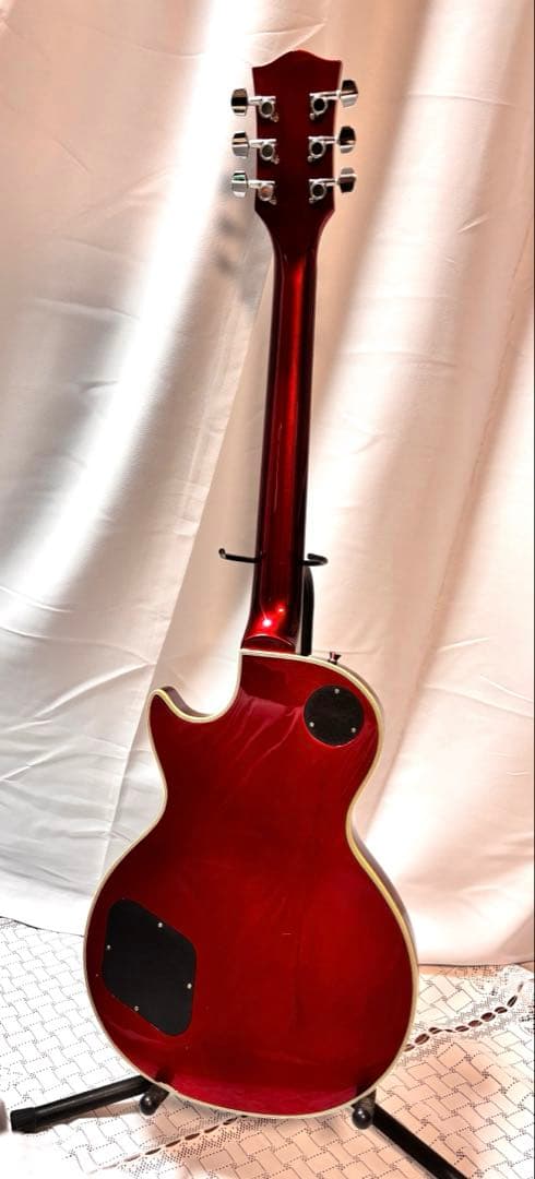 Prologue レスポールタイプ エレキギター レッド ソフトケース付き