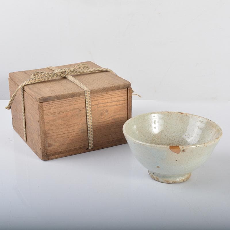 朝鮮美術　李朝　高麗白磁　鉢　碗　時代箱　M　R4265 069c0fc5c5d5d3142d3d4ee07ecf65