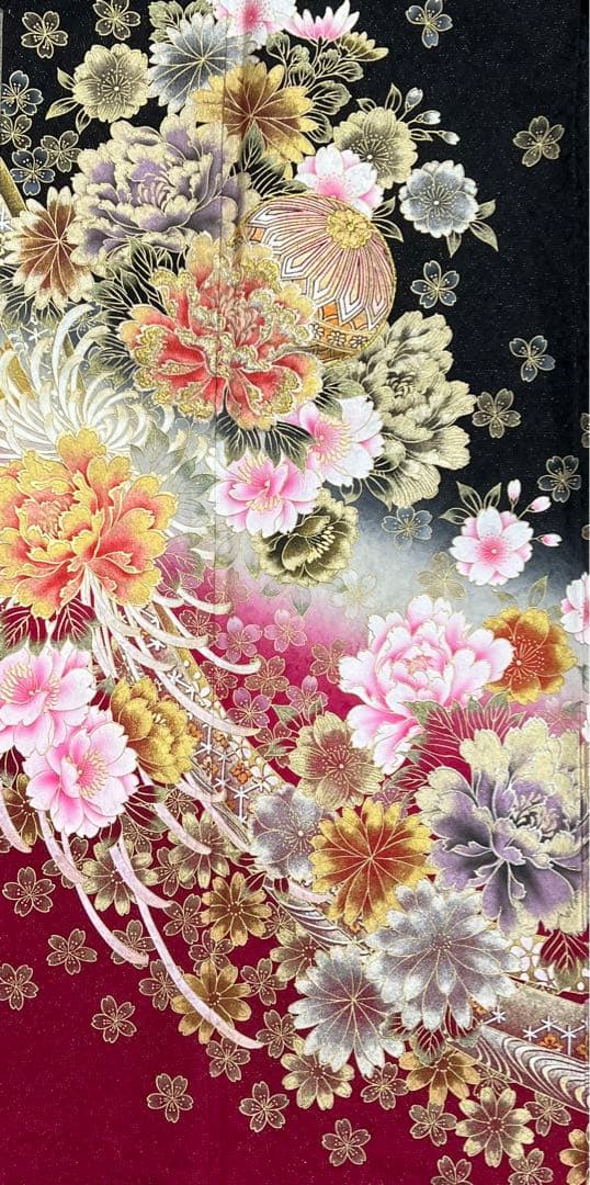 振り袖フルセット別誂長襦袢付金彩加工落款個性的211