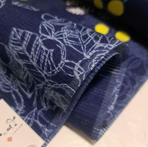 No.5304　浴衣　金子みすず　綿絽　着物　反物　新品未使用