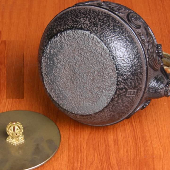 SW 松紋堂 鉄器 急須 伝統工芸 手作り 鉄分補給 鉄瓶　023