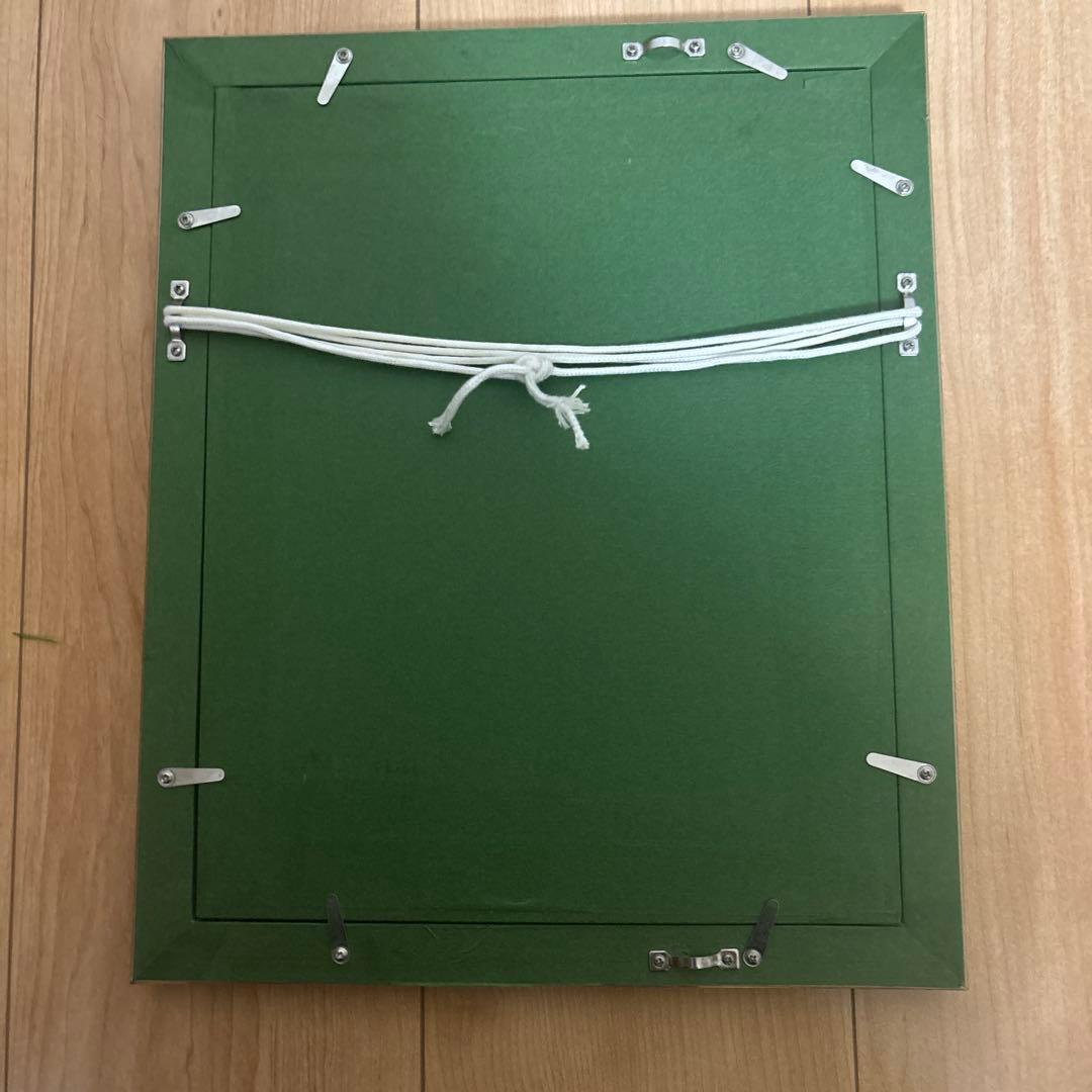 テカルプルコ村 風景油彩。伊藤高義。 直筆サイン入り。