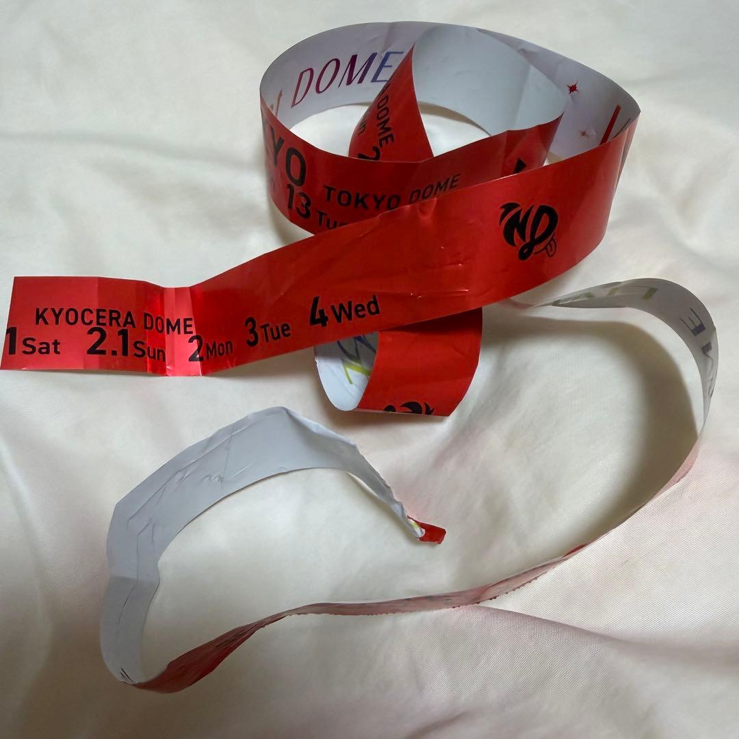 なにわ男子 1st DOME LIVE VoyAGE 銀テープ 銀テ 赤 - メルカリ