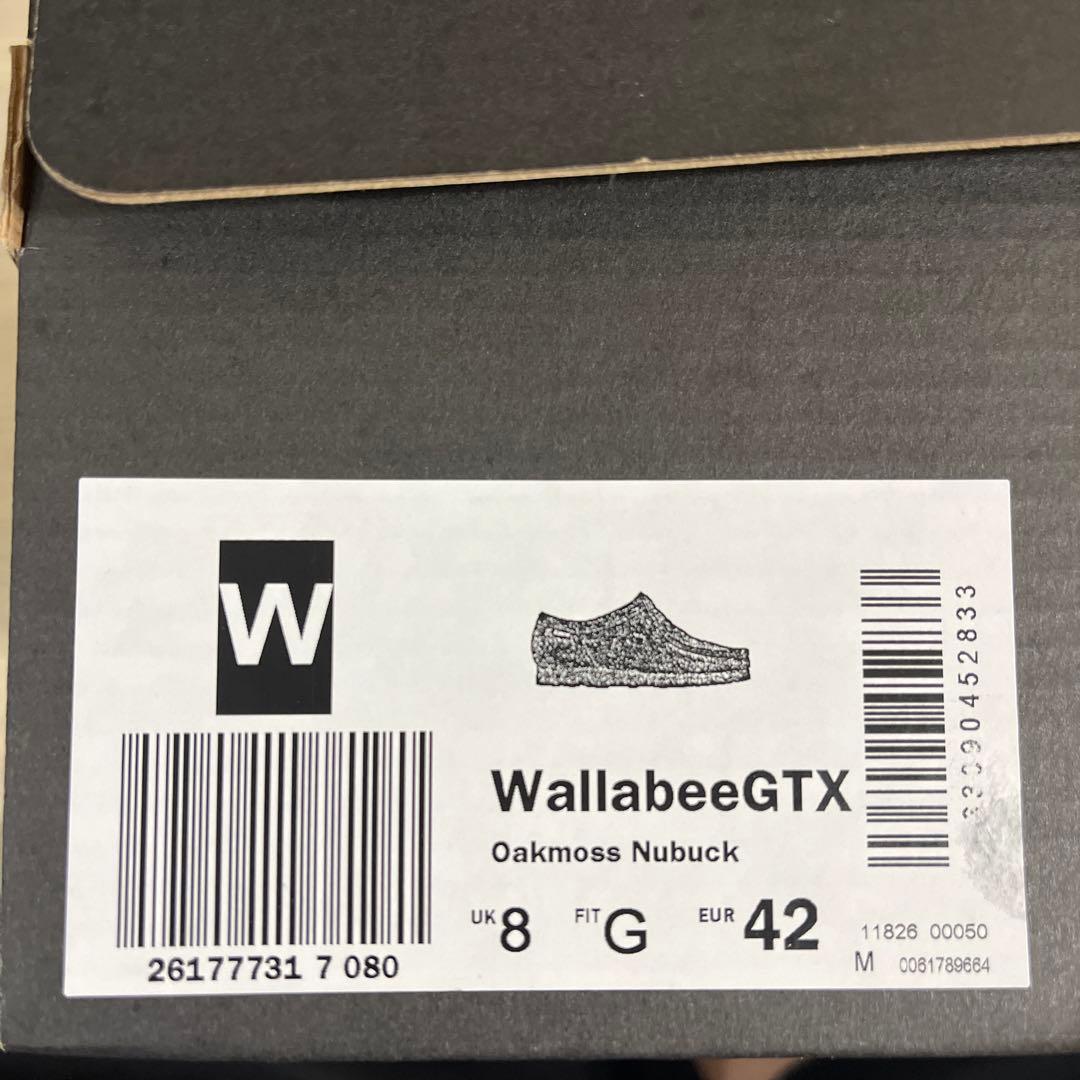 最終値下げ クラークス Wallabee GTX Oakmoss UK8