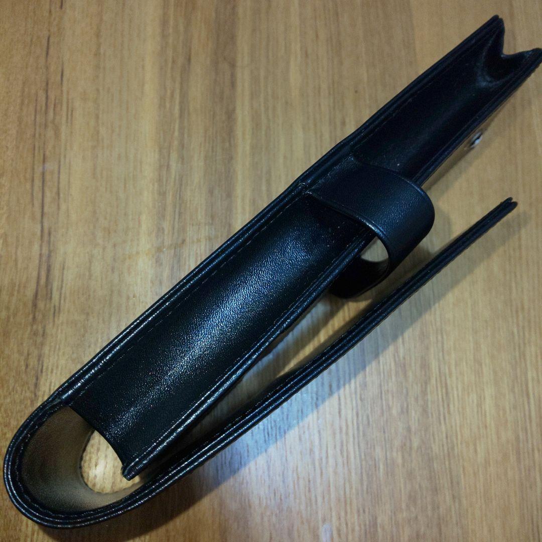 美品 MONTBLANC モンブラン ブラック レザーケース 2本用の通販はau