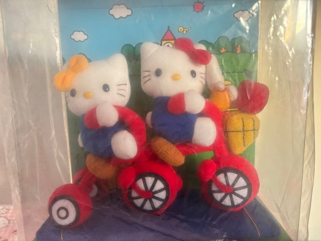 ハローキティ 当時物 ぬいぐるみ 自転車