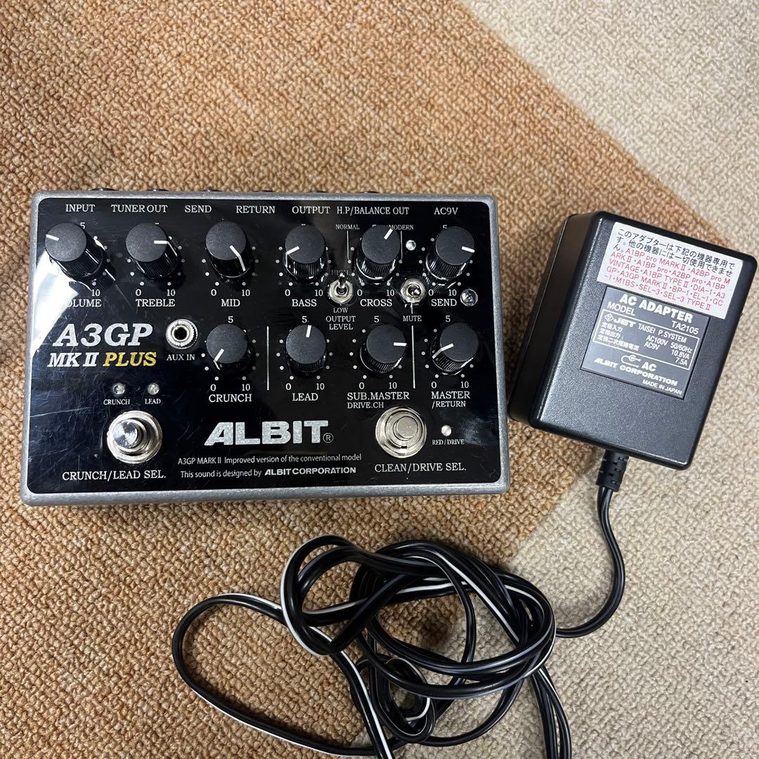 ALBIT A3GP MARKⅡ ALBIT A3GP MARK II ギターエフェクター 真空管搭載
