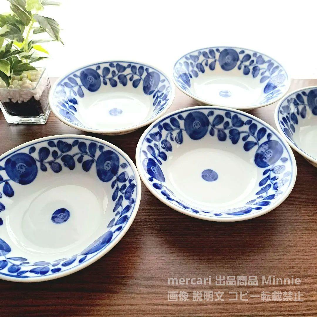 有田焼☆飛鳥窯☆藍花☆ボウル☆中鉢☆5個セット☆未使用美品 - メルカリ