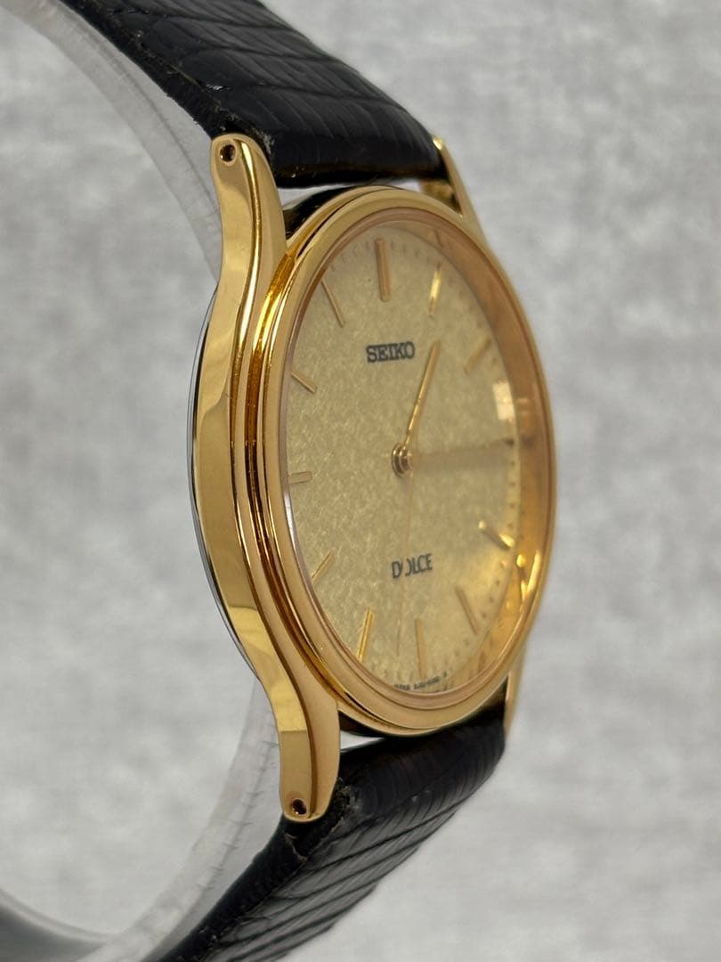 【美品】セイコー ドルチェ クォーツ【8J41-6100】【稼働品】メンズモデル