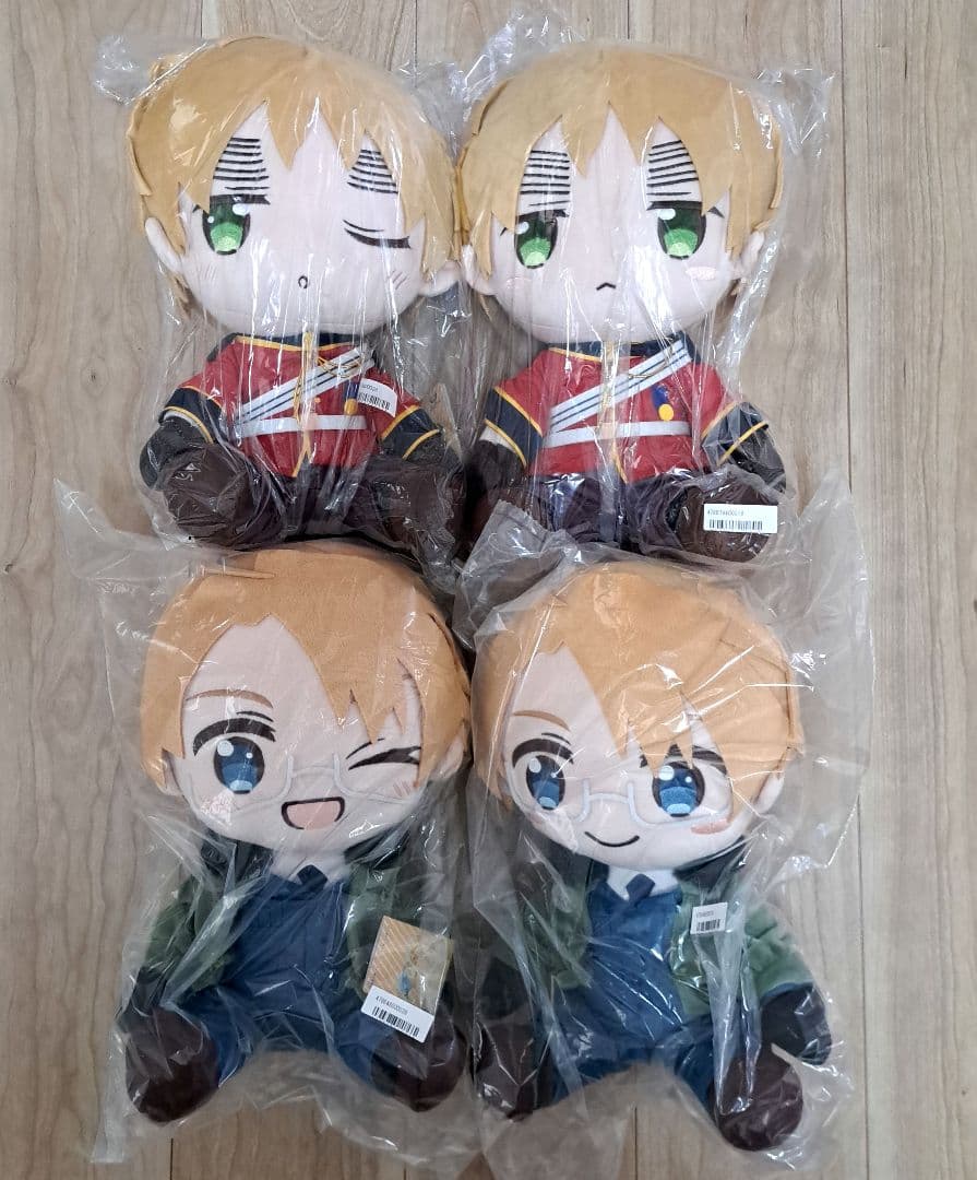 タイクレ限定　ヘタリアWorld★Stars BIGぬいぐるみ イギリスアメリカ