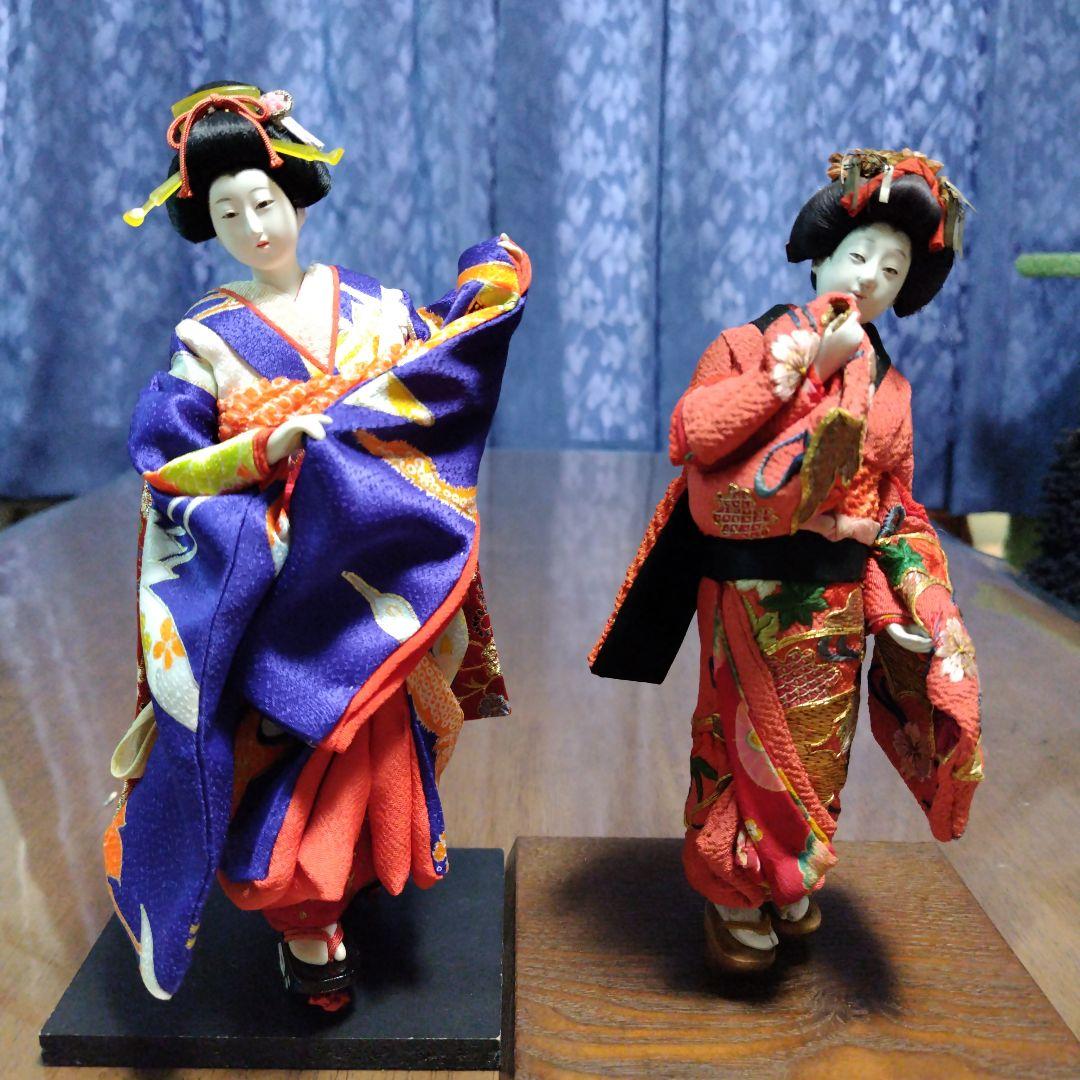 日本人形　２体　アンティーク 日本人形 2体 アンティーク ▽2体まとめ アンティーク ホラー｜日本