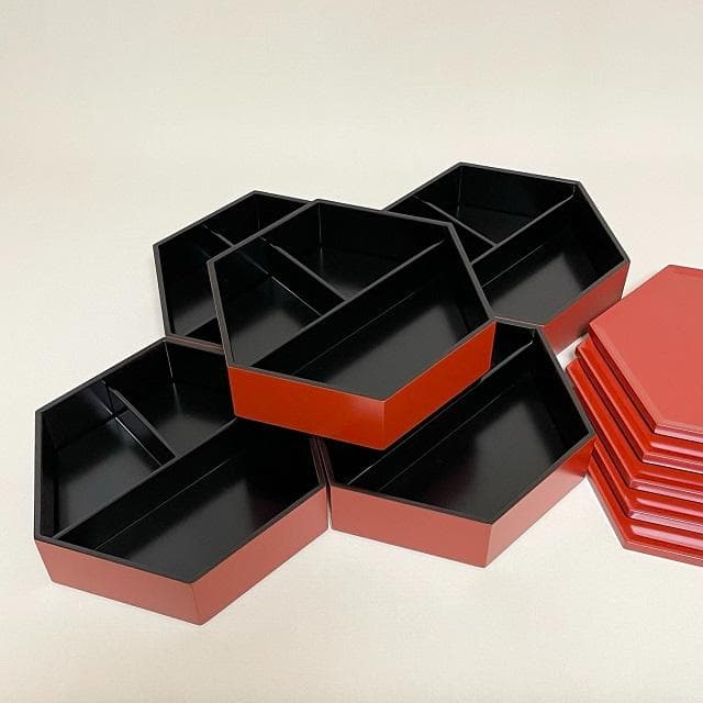 楽天市場】【茶器/茶道具 菓子器】 縁高（縁高重） 輪島塗り 溜塗り 七宝