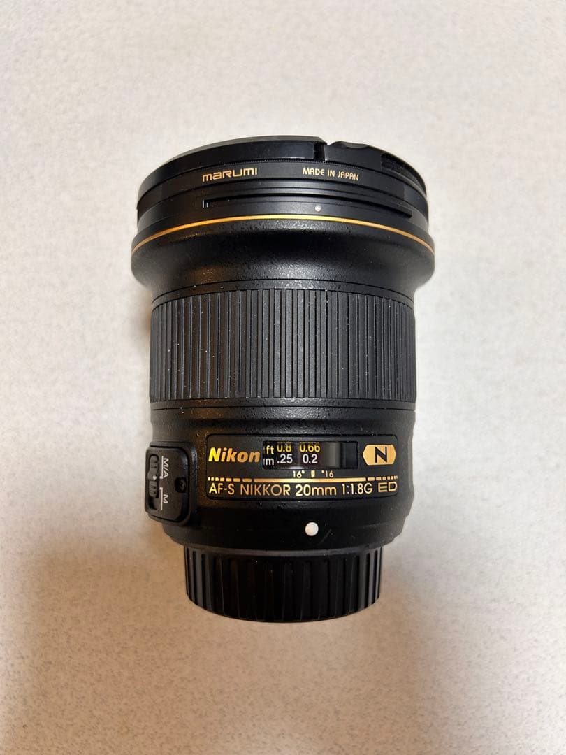 【極美品】 Nikon ニコン AF-S NIKKOR 20mm f1.8 極美品】 Nikon ニコン AF-S NIKKOR 20mm f1.8 Nikon Nikkor Z 20mm F1