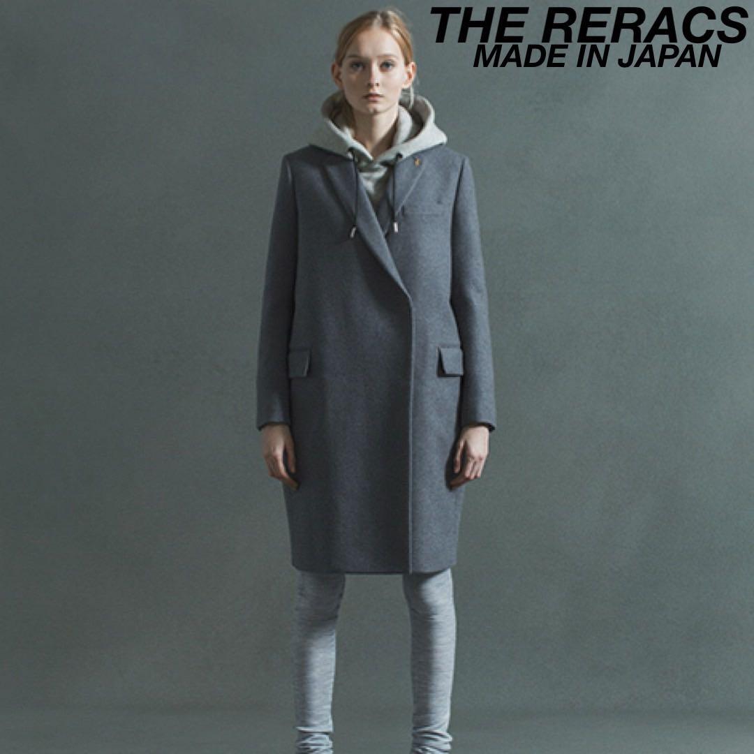 希少 極美品 THE RERACS ウール ロング チェスターコート 38