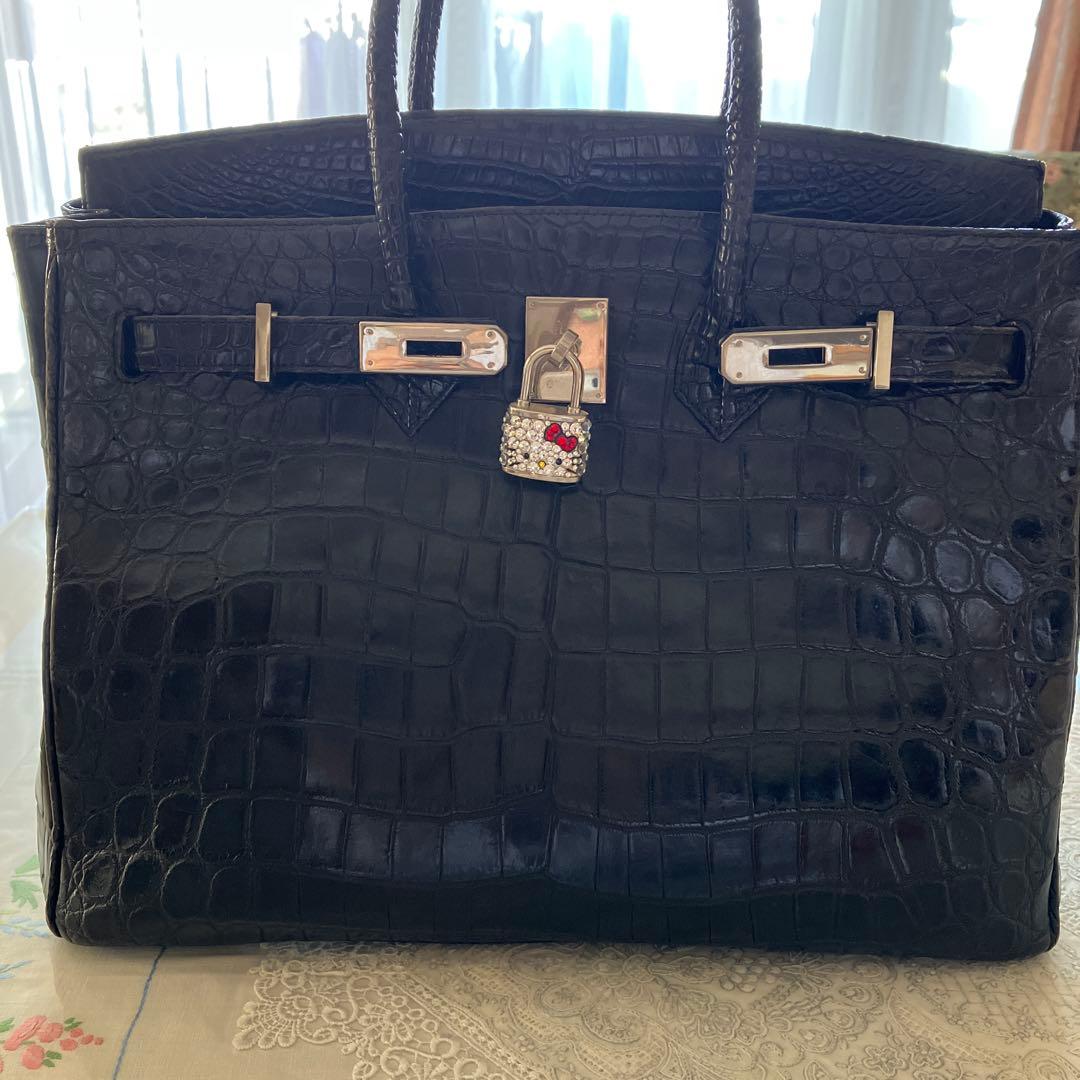 限定値下げ❗️キティカデナ付き❗️マットクロコダイルバッグ 限定値下げ❗️キティカデナ付き❗️マットクロコダイルバッグ 限定