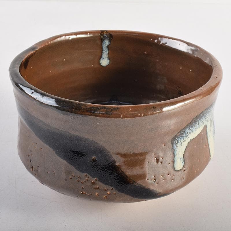 Mikan 様専用 濱田庄司作 鉄釉 茶碗 仕覆付 共布共箱 V R8790 - メルカリ