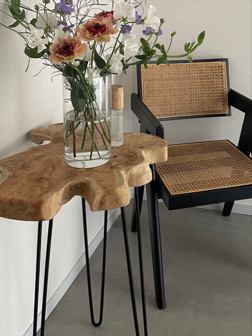 Antry アントリー Rustic Wood スターテーブル 無垢 チーク