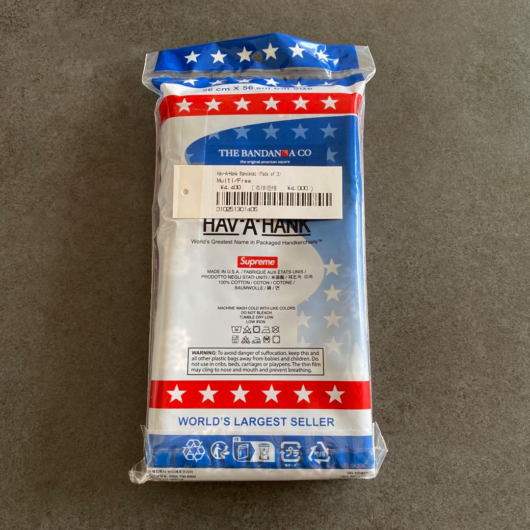 【新品】Supreme Hav-A-Hank Bandanas バンダナ3枚入り