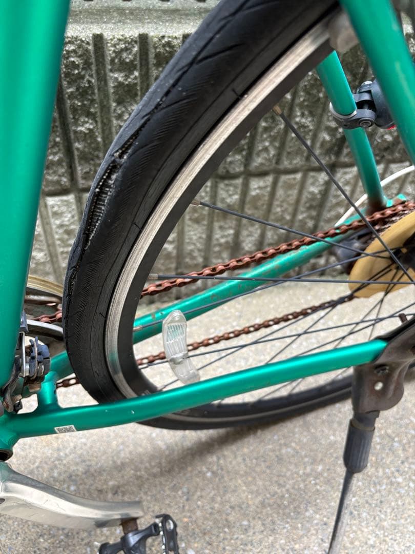 [直接引き取り限定]板橋区Giant 緑色 クロスバイク