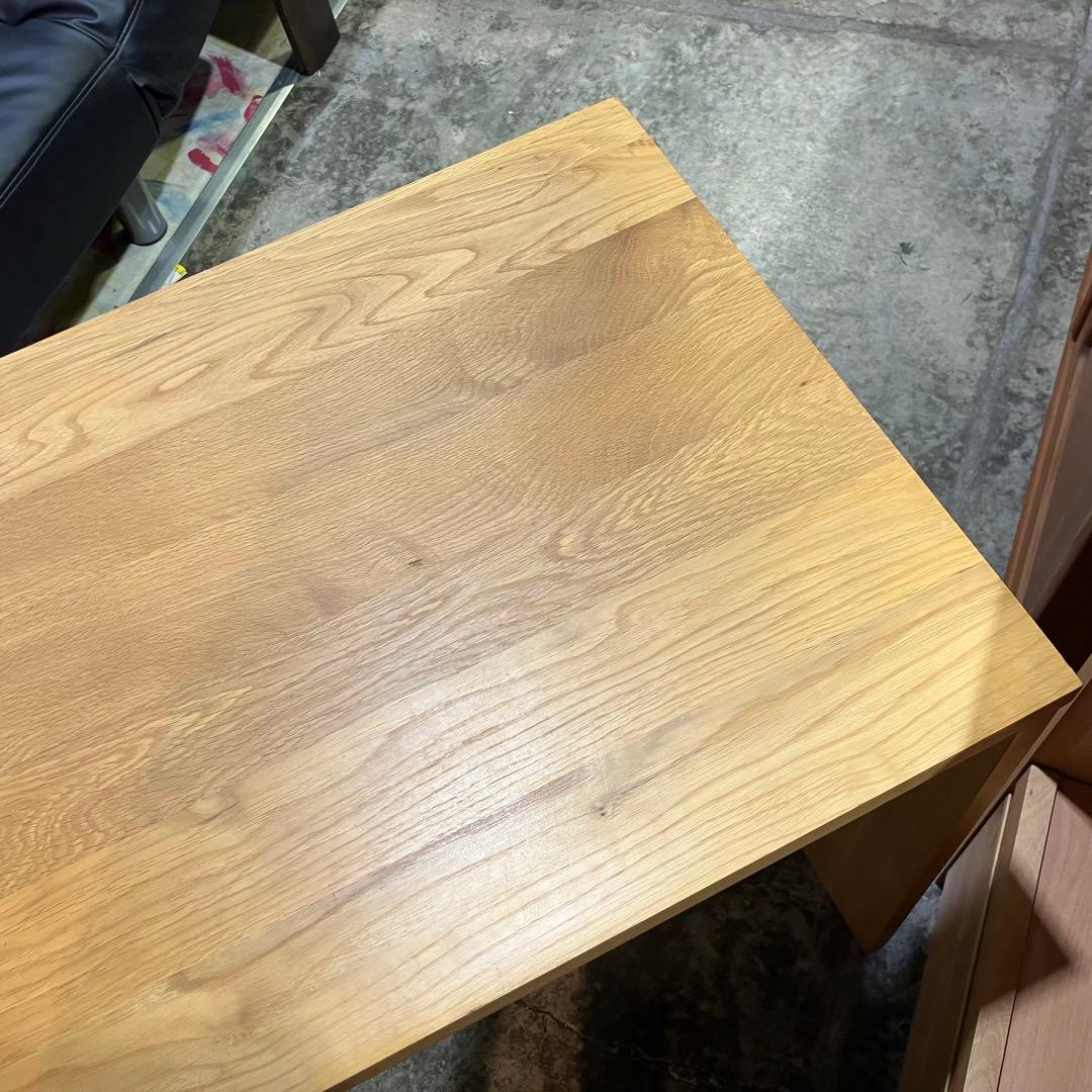 MUJI 無印良品 コの字デスク 廃盤 オーク材