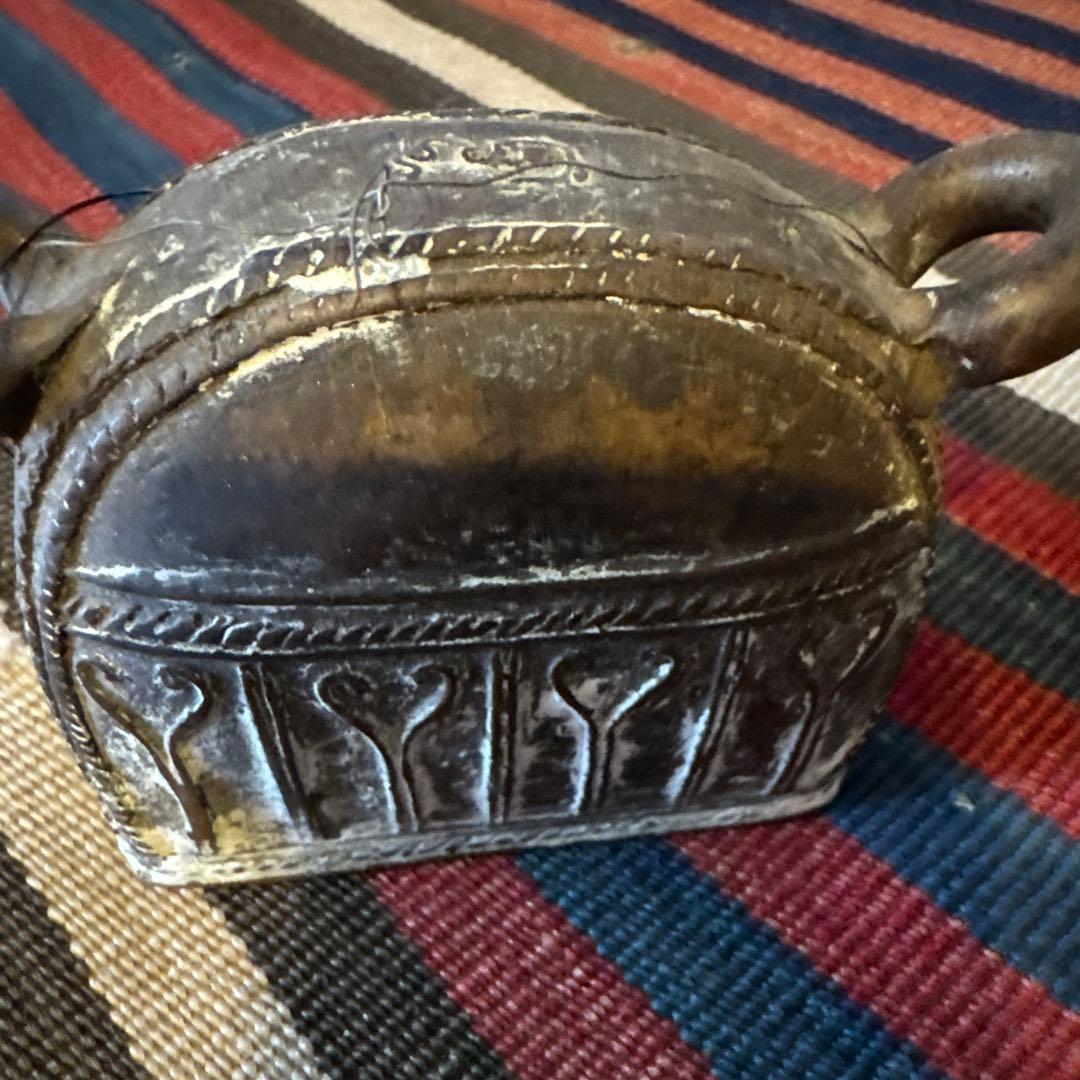 インド教具銅吊るし鐘Ｓ