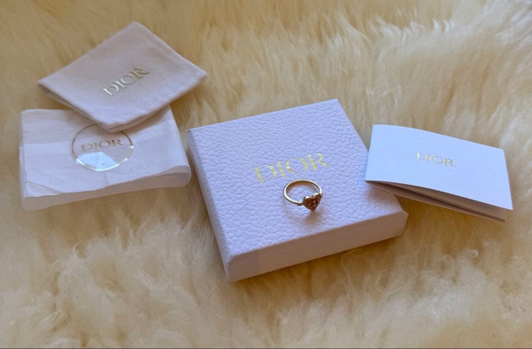 dior DIOR ディオール　リング　ハート 指輪　M