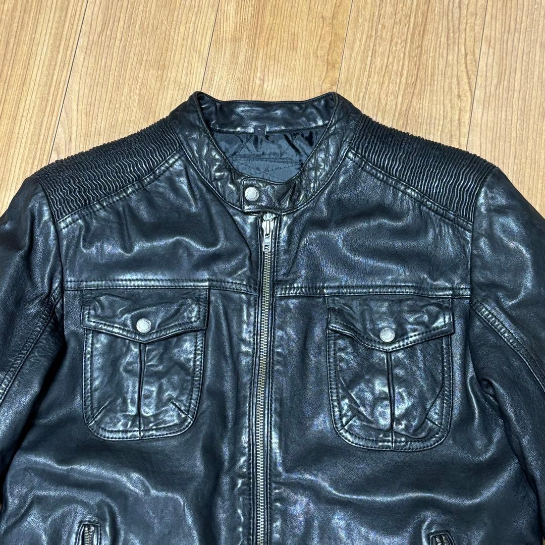 DEGNER デグナー ラムレザー シングルレザーライダースジャケット