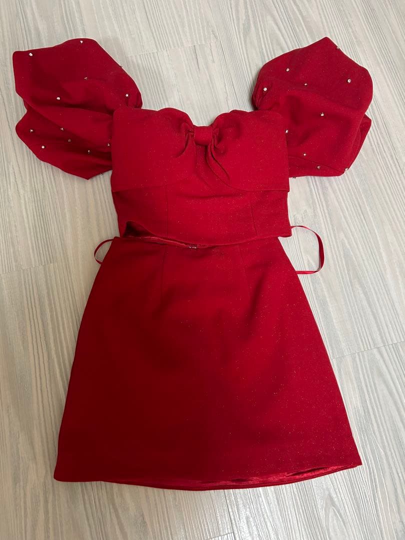 ROBE de FLEURS オフショルダードレス　ツーピース