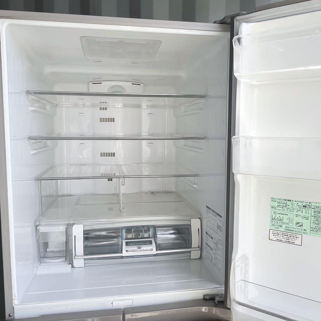 162取付無料！日立真空チルド搭載 シャンパンゴールド5ドア冷蔵庫！洗濯機