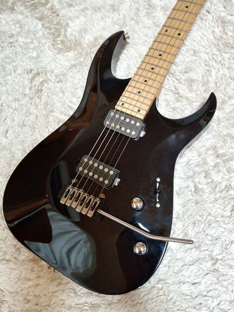 Bacchus GRACE-ATS バッカス エレキギター トレモロアーム 黒