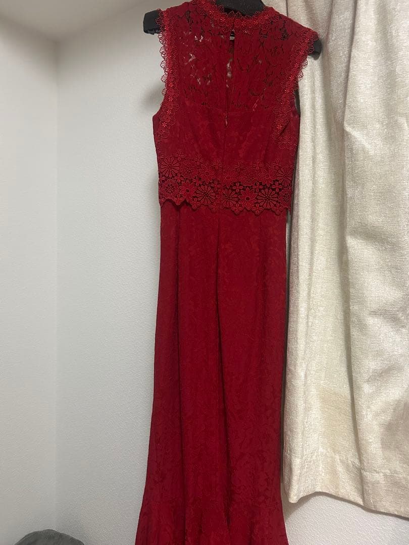 UNA VALERIE ロングドレス　赤