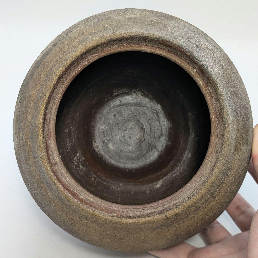 伝統工芸士 豊福寛 備前焼 水指B 共箱共布栞 茶道具 茶器 食器