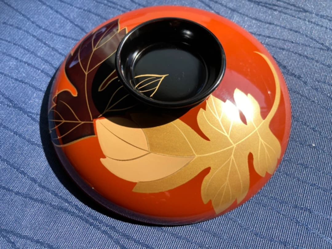 輪島塗　武田漆器店　吸物椀　漆塗りお椀　5客