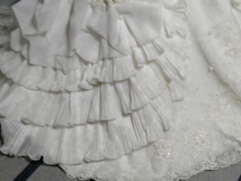 [352] ウエディングドレス 11～13号サイズ 中古