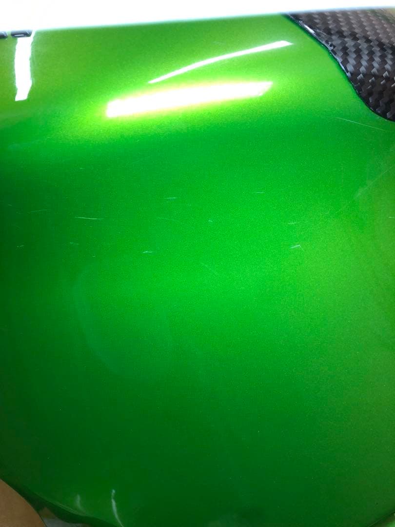 カワサキzx12rA1キャンディーライムグリーン、ガソリンタンクカバー