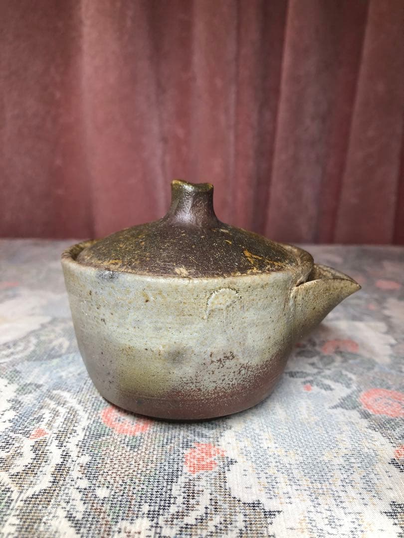 備前焼宝瓶、豊福寬手造　茶道具　煎茶道具 美品
