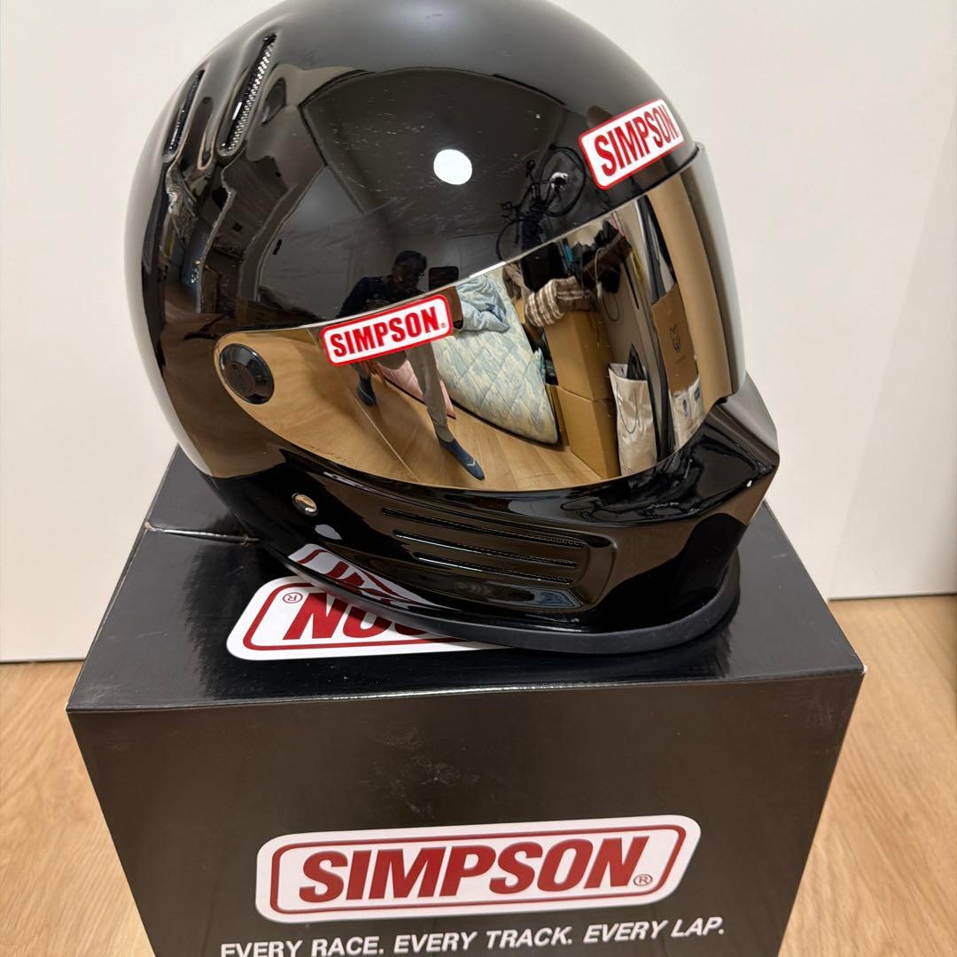 SIMSON NORIS ブラック フルフェイスヘルメット - メルカリ