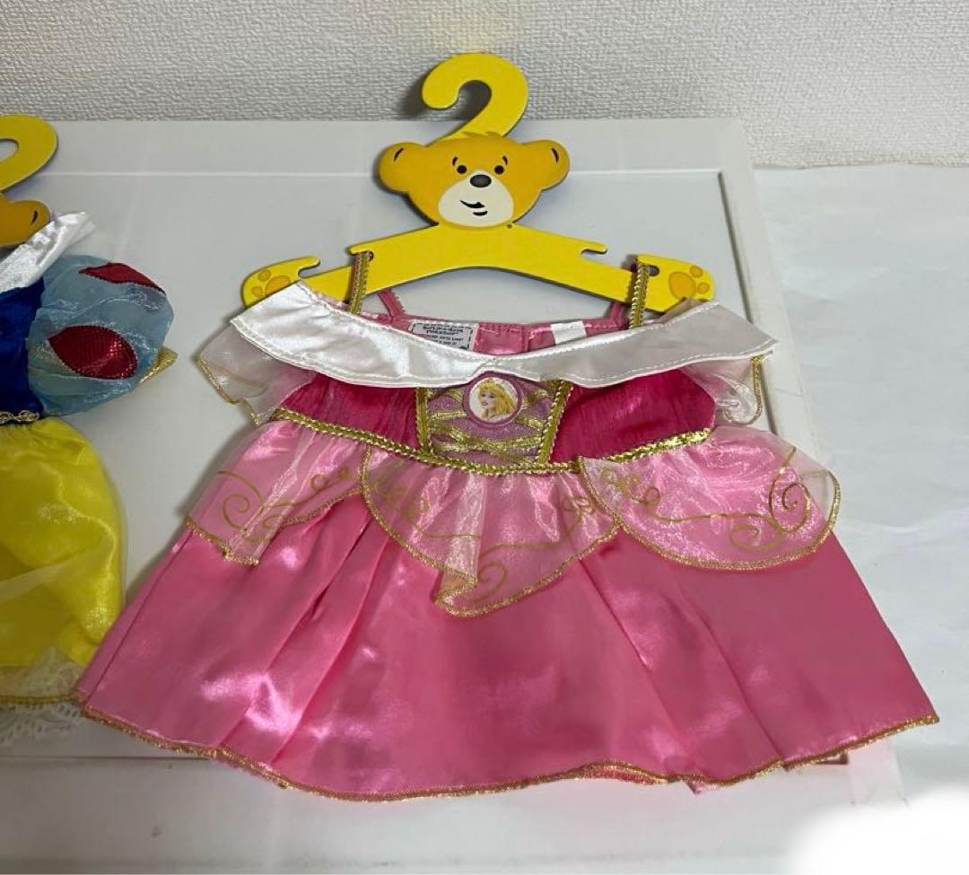 シンデレラ、オーロラ姫、白雪姫コスチューム　ビルドアベアシェリーメイ ダッフィー