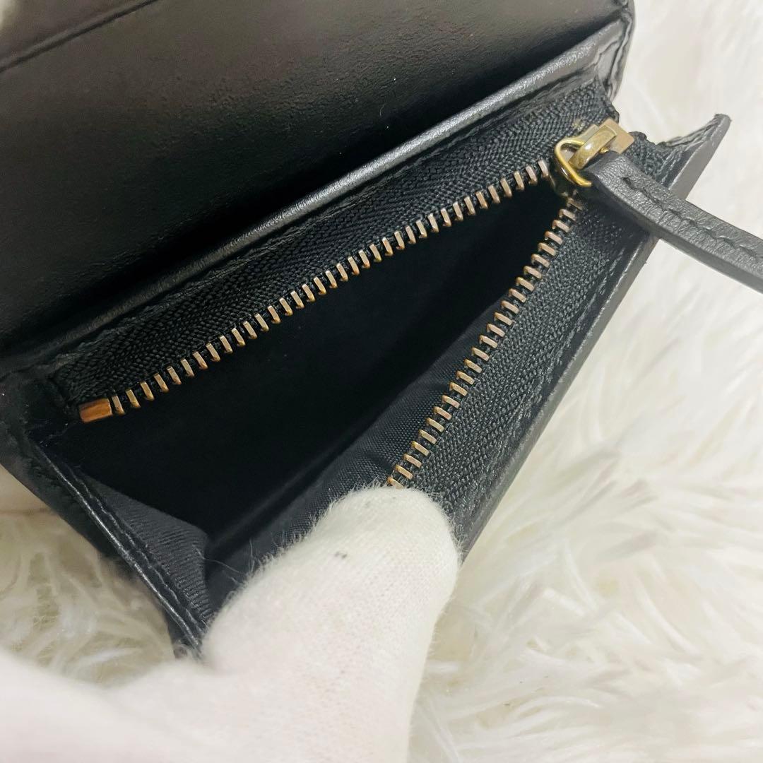極美✨付属完備✨GUCCI 二つ折り財布 キルティング マーモントGG レザー