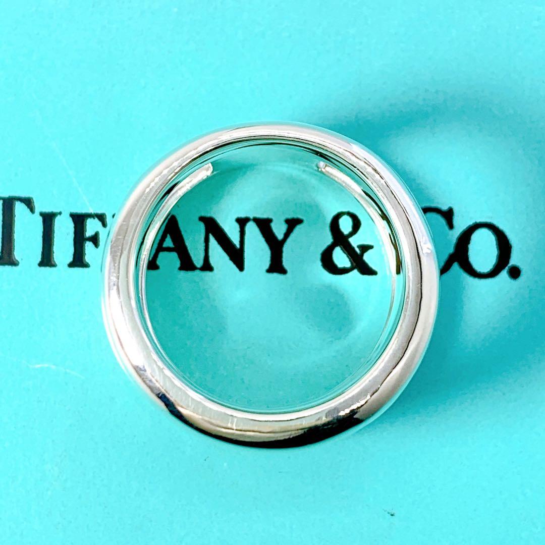 美品 ティファニー ダイアゴナル リング 約8号 シルバー925