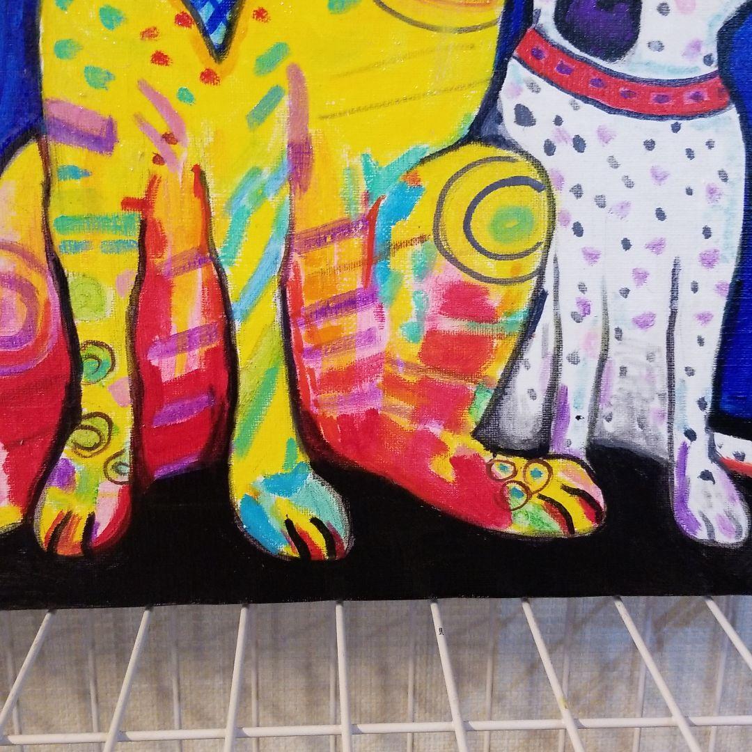 油絵 saosao専用 ベストフレンド*犬