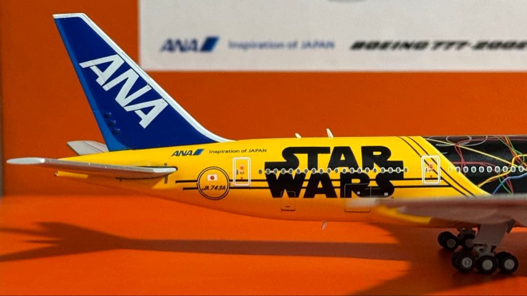 JC ANA C-3PO B777-200ER JA743A 1/400 新品